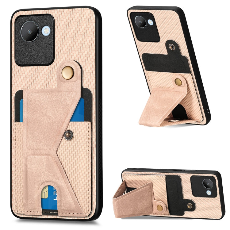 Carbon Fiber Wallet Flip Card Holder Phone Case, For Realme C30, For Xiaomi 13 Pro, For Xiaomi 13, For Google Pixel 7A