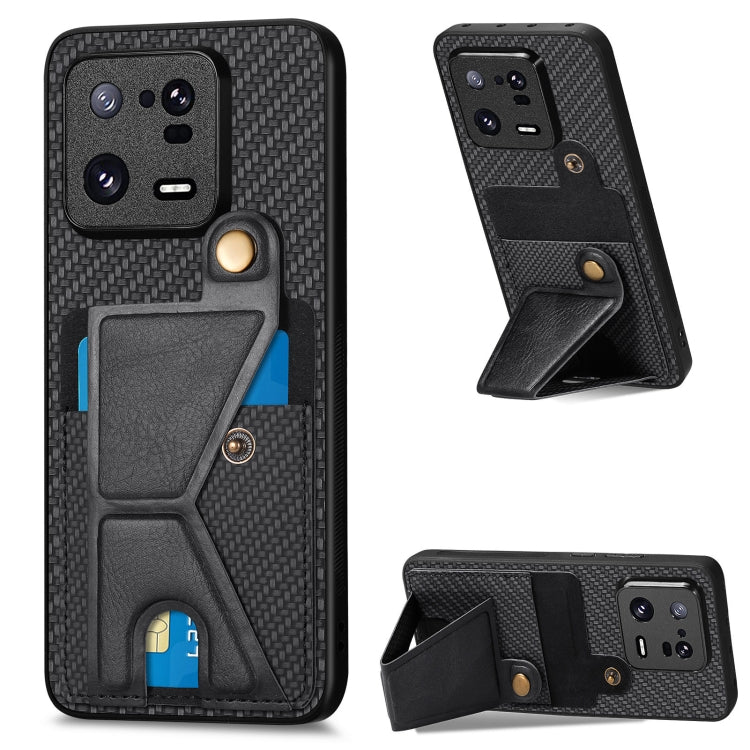 Carbon Fiber Wallet Flip Card Holder Phone Case, For Realme C30, For Xiaomi 13 Pro, For Xiaomi 13, For Google Pixel 7A