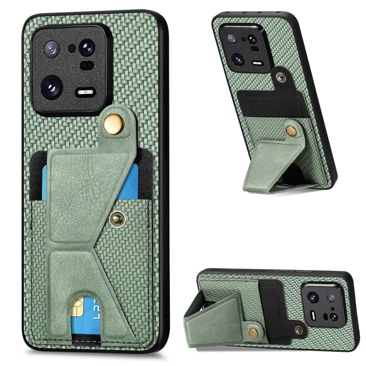 Carbon Fiber Wallet Flip Card Holder Phone Case, For Realme C30, For Xiaomi 13 Pro, For Xiaomi 13, For Google Pixel 7A