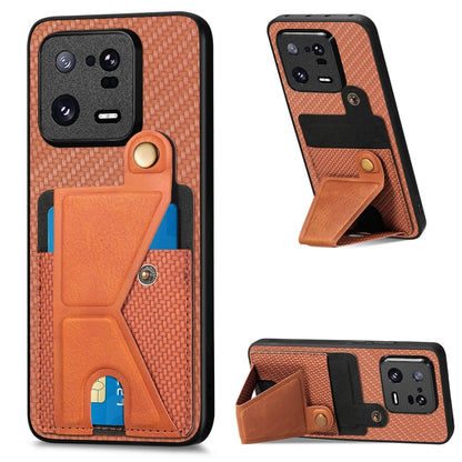 Carbon Fiber Wallet Flip Card Holder Phone Case, For Realme C30, For Xiaomi 13 Pro, For Xiaomi 13, For Google Pixel 7A