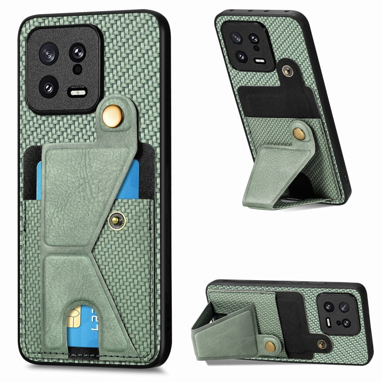 Carbon Fiber Wallet Flip Card Holder Phone Case, For Realme C30, For Xiaomi 13 Pro, For Xiaomi 13, For Google Pixel 7A