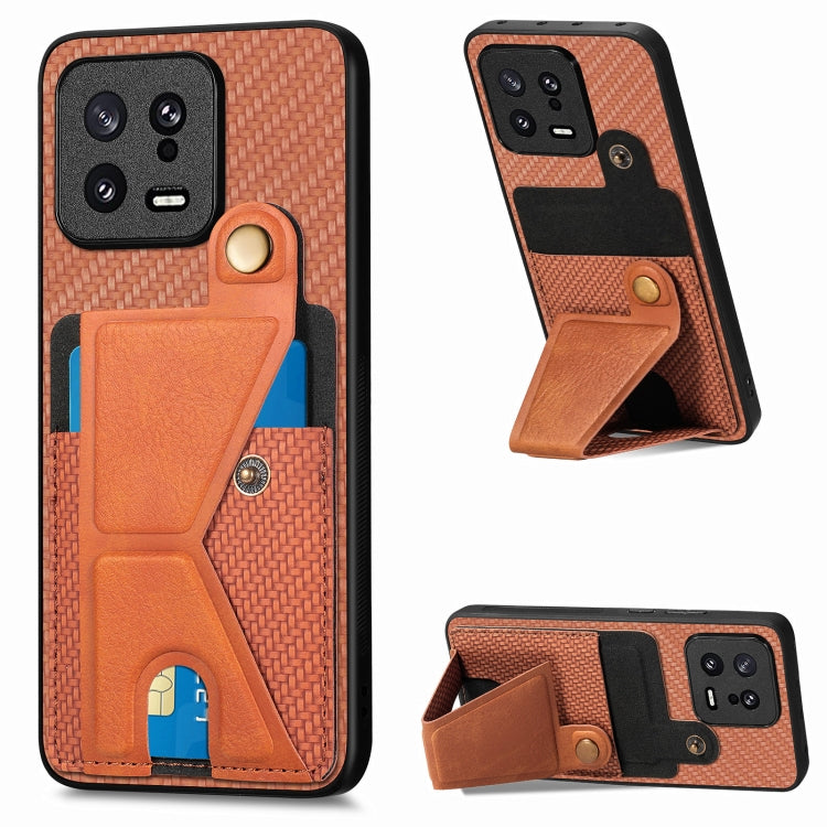 Carbon Fiber Wallet Flip Card Holder Phone Case, For Realme C30, For Xiaomi 13 Pro, For Xiaomi 13, For Google Pixel 7A