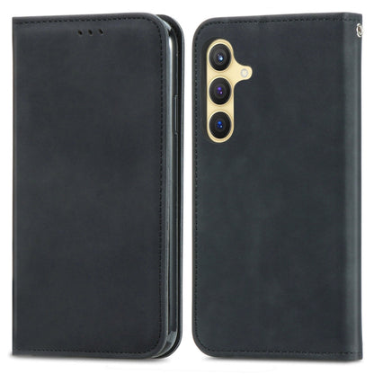 Retro Skin Feel Magnetic Leather Phone Case, For Samsung Galaxy S24+ 5G, For Samsung Galaxy S24 5G, For Samsung Galaxy A15, For Samsung Galaxy A05