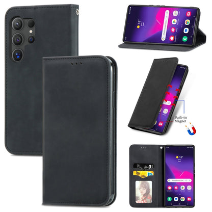 Retro Skin Feel Magnetic Leather Phone Case, For Samsung Galaxy XCover 7, For Samsung Galaxy A55 5G, For Samsung Galaxy A35 5G, For Samsung Galaxy S24 Ultra 5G