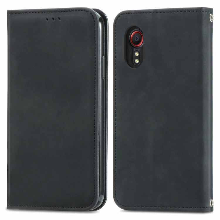 Retro Skin Feel Magnetic Leather Phone Case, For Samsung Galaxy S23 Ultra 5G, For Samsung Galaxy S23+ 5G, For Samsung Galaxy S23 5G, For Samsung Galaxy XCover 5