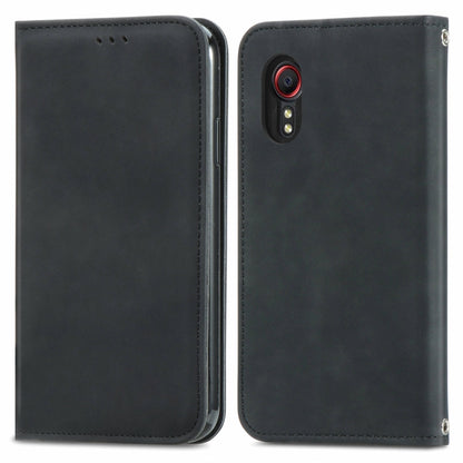 Retro Skin Feel Magnetic Leather Phone Case, For Samsung Galaxy S23 Ultra 5G, For Samsung Galaxy S23+ 5G, For Samsung Galaxy S23 5G, For Samsung Galaxy XCover 5