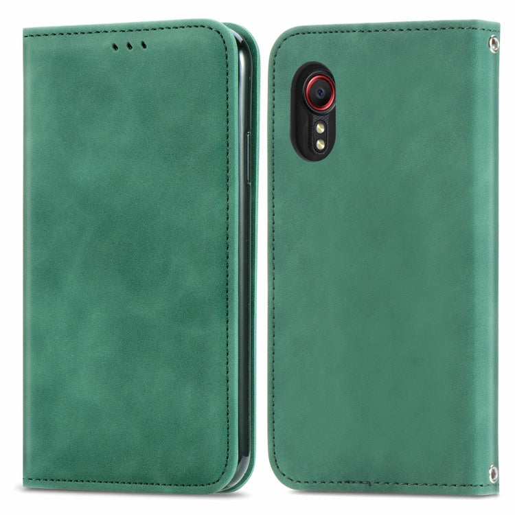 Retro Skin Feel Magnetic Leather Phone Case, For Samsung Galaxy S23 Ultra 5G, For Samsung Galaxy S23+ 5G, For Samsung Galaxy S23 5G, For Samsung Galaxy XCover 5