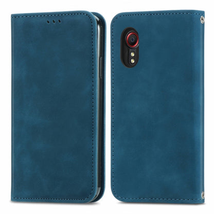 Retro Skin Feel Magnetic Leather Phone Case, For Samsung Galaxy S23 Ultra 5G, For Samsung Galaxy S23+ 5G, For Samsung Galaxy S23 5G, For Samsung Galaxy XCover 5