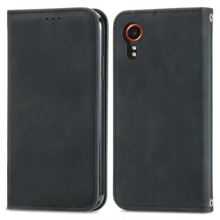 Retro Skin Feel Magnetic Leather Phone Case, For Samsung Galaxy XCover 7, For Samsung Galaxy A55 5G, For Samsung Galaxy A35 5G, For Samsung Galaxy S24 Ultra 5G