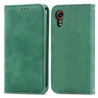 Retro Skin Feel Magnetic Leather Phone Case, For Samsung Galaxy XCover 7, For Samsung Galaxy A55 5G, For Samsung Galaxy A35 5G, For Samsung Galaxy S24 Ultra 5G