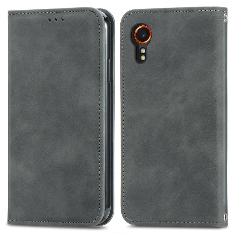 Retro Skin Feel Magnetic Leather Phone Case, For Samsung Galaxy XCover 7, For Samsung Galaxy A55 5G, For Samsung Galaxy A35 5G, For Samsung Galaxy S24 Ultra 5G