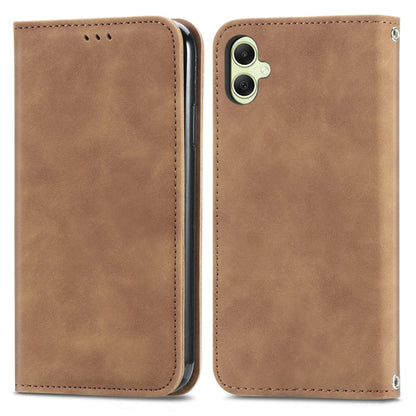 Retro Skin Feel Magnetic Leather Phone Case, For Samsung Galaxy S24+ 5G, For Samsung Galaxy S24 5G, For Samsung Galaxy A15, For Samsung Galaxy A05