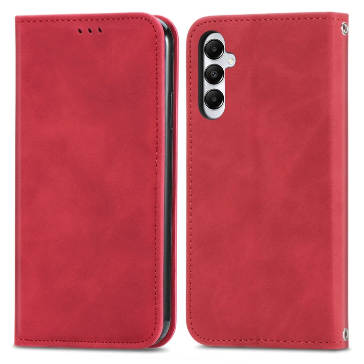 Retro Skin Feel Magnetic Leather Phone Case, For Samsung Galaxy A05s 4G, For Samsung Galaxy A25 5G, For Samsung Galaxy S23 FE 5G, For Samsung Galaxy A24 5G