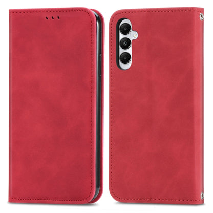 Retro Skin Feel Magnetic Leather Phone Case, For Samsung Galaxy A05s 4G, For Samsung Galaxy A25 5G, For Samsung Galaxy S23 FE 5G, For Samsung Galaxy A24 5G