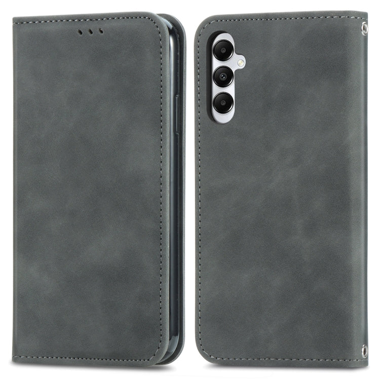 Retro Skin Feel Magnetic Leather Phone Case, For Samsung Galaxy A05s 4G, For Samsung Galaxy A25 5G, For Samsung Galaxy S23 FE 5G, For Samsung Galaxy A24 5G