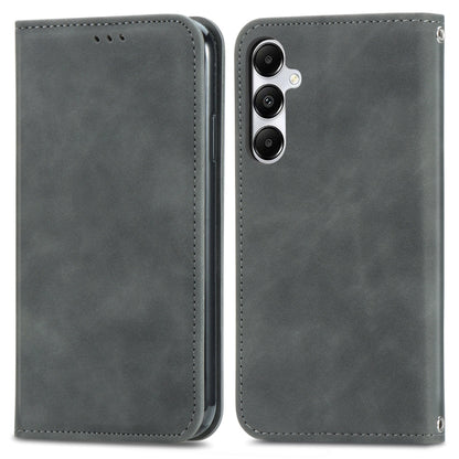 Retro Skin Feel Magnetic Leather Phone Case, For Samsung Galaxy XCover 7, For Samsung Galaxy A55 5G, For Samsung Galaxy A35 5G, For Samsung Galaxy S24 Ultra 5G