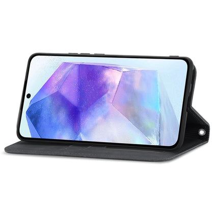 Retro Skin Feel Magnetic Leather Phone Case, For Samsung Galaxy A55 5G, For Samsung Galaxy A35 5G, For Samsung Galaxy S24 Ultra 5G, For Samsung Galaxy S24+ 5G