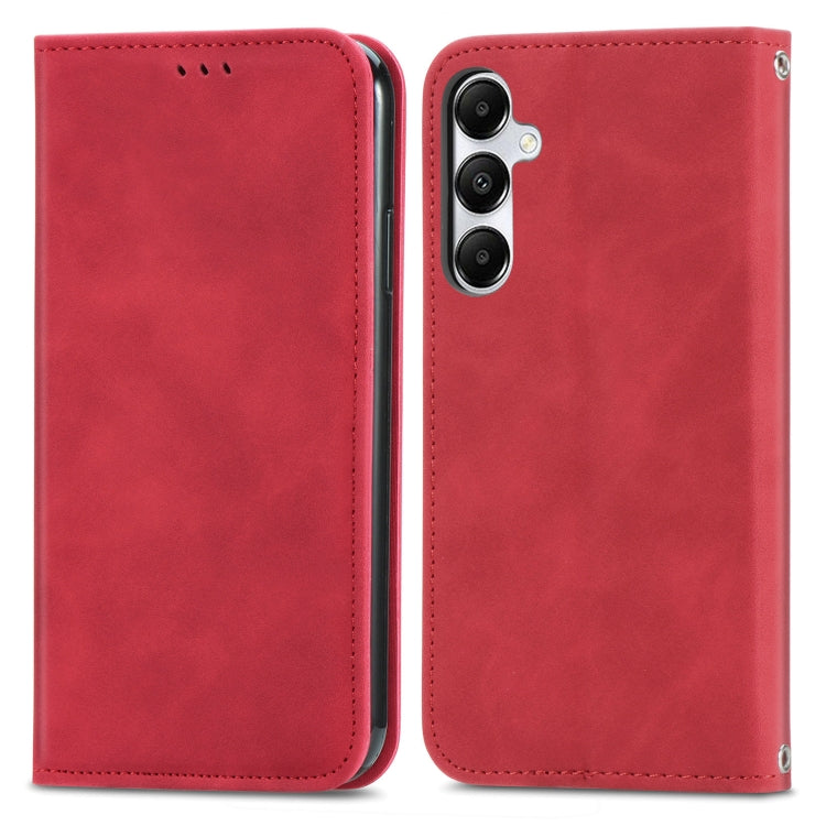 Retro Skin Feel Magnetic Leather Phone Case, For Samsung Galaxy XCover 7, For Samsung Galaxy A55 5G, For Samsung Galaxy A35 5G, For Samsung Galaxy S24 Ultra 5G