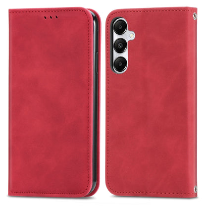 Retro Skin Feel Magnetic Leather Phone Case, For Samsung Galaxy XCover 7, For Samsung Galaxy A55 5G, For Samsung Galaxy A35 5G, For Samsung Galaxy S24 Ultra 5G