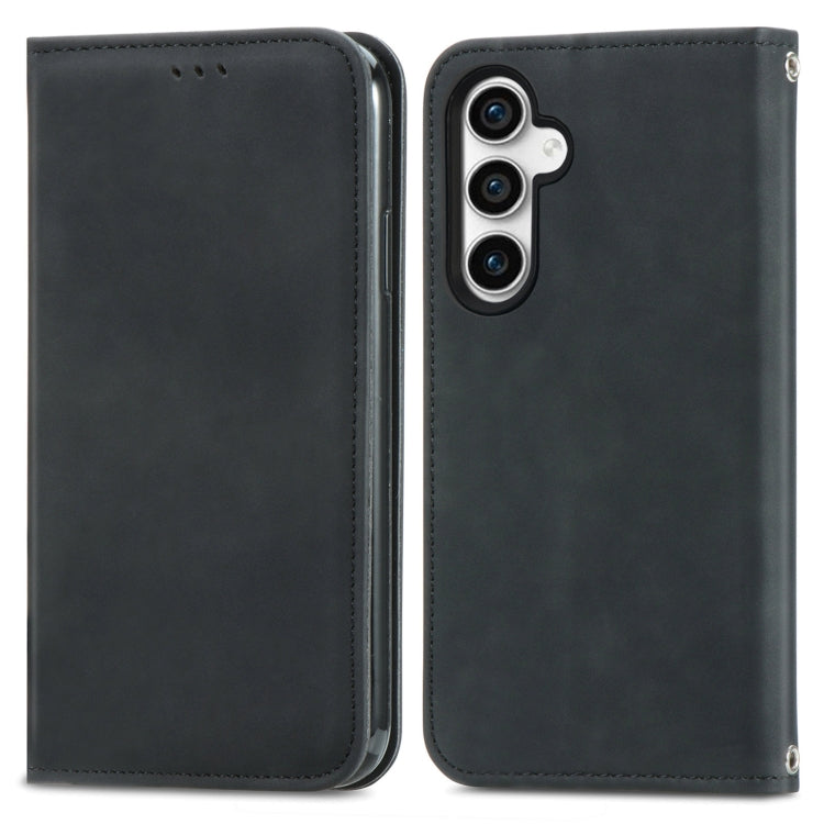 Retro Skin Feel Magnetic Leather Phone Case, For Samsung Galaxy S23 FE 5G, For Samsung Galaxy A24 5G, For Samsung Galaxy S23 Ultra 5G, For Samsung Galaxy S23+ 5G