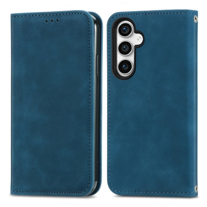 Retro Skin Feel Magnetic Leather Phone Case, For Samsung Galaxy S23 FE 5G, For Samsung Galaxy A24 5G, For Samsung Galaxy S23 Ultra 5G, For Samsung Galaxy S23+ 5G