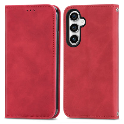Retro Skin Feel Magnetic Leather Phone Case, For Samsung Galaxy S23 FE 5G, For Samsung Galaxy A24 5G, For Samsung Galaxy S23 Ultra 5G, For Samsung Galaxy S23+ 5G