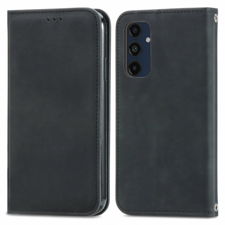 Retro Skin Feel Magnetic Leather Phone Case, For Samsung Galaxy S25 5G, For Samsung Galaxy S25+ 5G, For Samsung Galaxy S25 Ultra 5G, For Samsung Galaxy A16