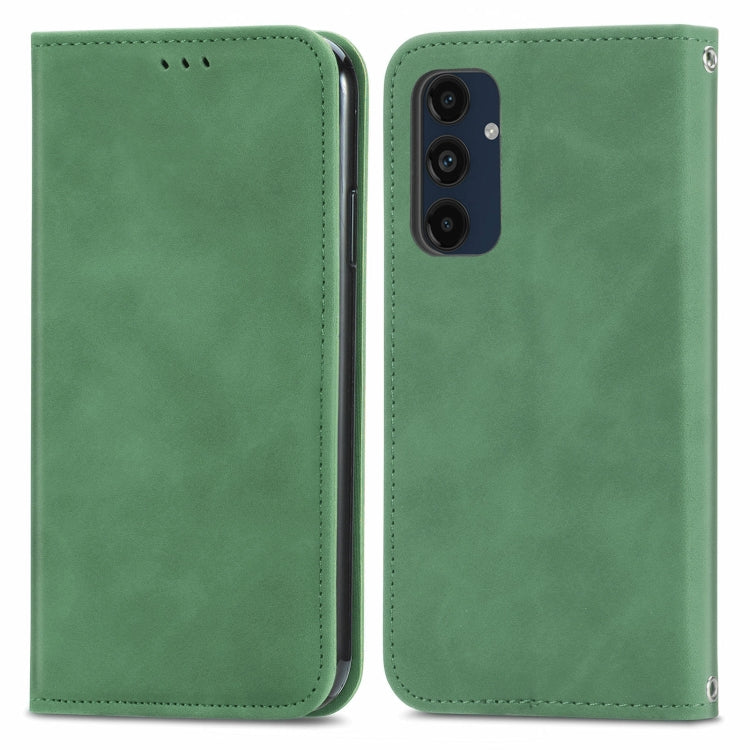 Retro Skin Feel Magnetic Leather Phone Case, For Galaxy S25+ 5G, For Galaxy S25 Ultra 5G, For Galaxy A16, For Galaxy A06