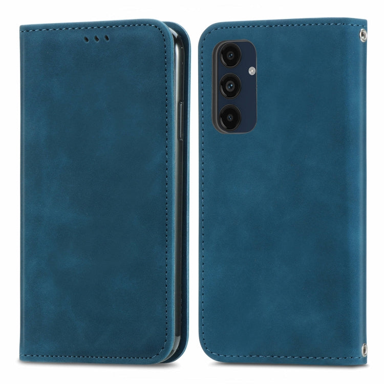 Retro Skin Feel Magnetic Leather Phone Case, For Samsung Galaxy S25 5G, For Samsung Galaxy S25+ 5G, For Samsung Galaxy S25 Ultra 5G, For Samsung Galaxy A16