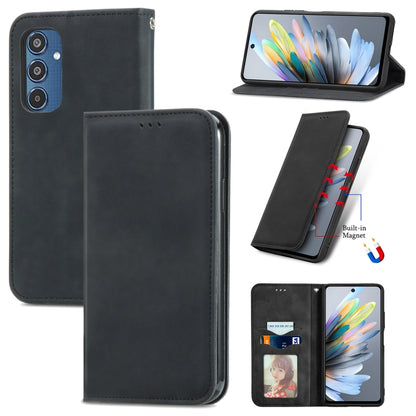 Retro Skin Feel Magnetic Leather Phone Case, For Samsung Galaxy M35, For Samsung Galaxy M14 4G, For Samsung Galaxy M15, For Samsung Galaxy XCover 7