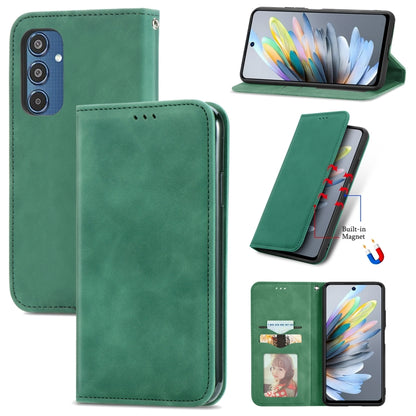 Retro Skin Feel Magnetic Leather Phone Case, For Samsung Galaxy M35, For Samsung Galaxy M14 4G, For Samsung Galaxy M15, For Samsung Galaxy XCover 7