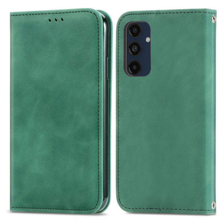 Retro Skin Feel Magnetic Leather Phone Case, For Samsung Galaxy S25 Ultra 5G, For Samsung Galaxy A16, For Samsung Galaxy A06, For Samsung Galaxy S24 FE 5G