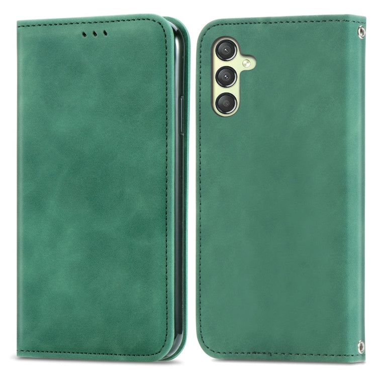 Retro Skin Feel Magnetic Leather Phone Case, For Samsung Galaxy A05s 4G, For Samsung Galaxy A25 5G, For Samsung Galaxy S23 FE 5G, For Samsung Galaxy A24 5G