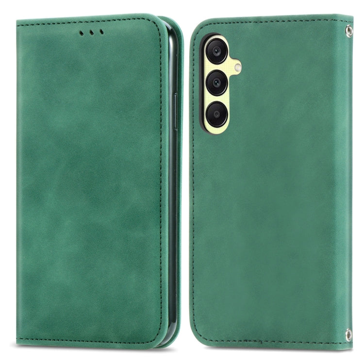 Retro Skin Feel Magnetic Leather Phone Case, For Samsung Galaxy A05s 4G, For Samsung Galaxy A25 5G, For Samsung Galaxy S23 FE 5G, For Samsung Galaxy A24 5G