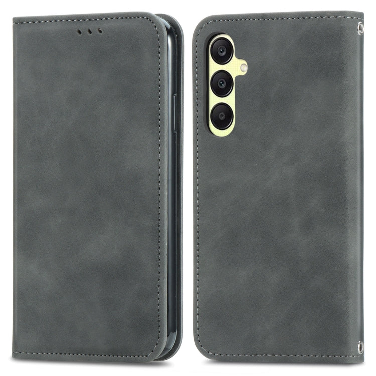 Retro Skin Feel Magnetic Leather Phone Case, For Samsung Galaxy A05s 4G, For Samsung Galaxy A25 5G, For Samsung Galaxy S23 FE 5G, For Samsung Galaxy A24 5G