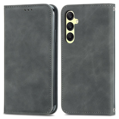 Retro Skin Feel Magnetic Leather Phone Case, For Samsung Galaxy A05s 4G, For Samsung Galaxy A25 5G, For Samsung Galaxy S23 FE 5G, For Samsung Galaxy A24 5G
