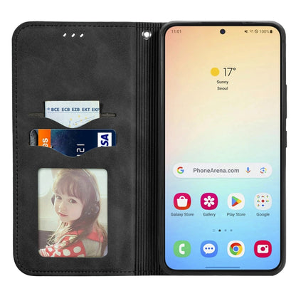 Retro Skin Feel Magnetic Leather Phone Case, For Samsung Galaxy S25 5G, For Samsung Galaxy S25+ 5G, For Samsung Galaxy S25 Ultra 5G, For Samsung Galaxy A16
