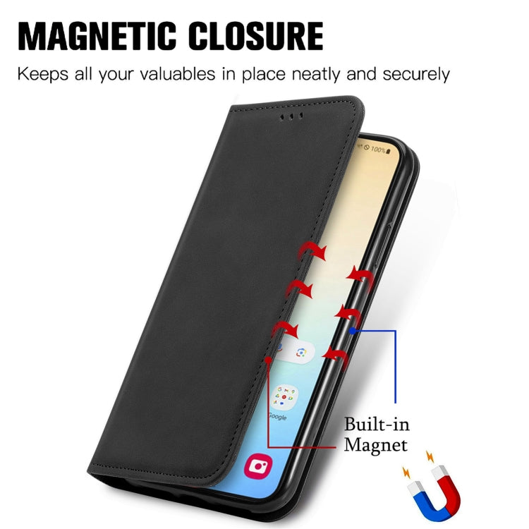 Retro Skin Feel Magnetic Leather Phone Case, For Samsung Galaxy S25 5G, For Samsung Galaxy S25+ 5G, For Samsung Galaxy S25 Ultra 5G, For Samsung Galaxy A16