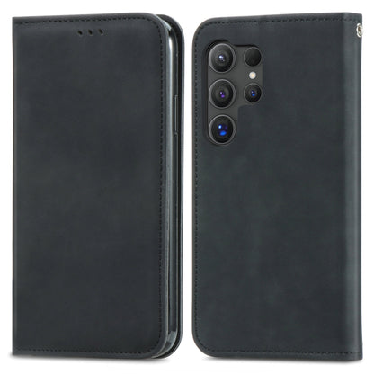 Retro Skin Feel Magnetic Leather Phone Case, For Samsung Galaxy S25 Ultra 5G, For Samsung Galaxy A16, For Samsung Galaxy A06, For Samsung Galaxy S24 FE 5G