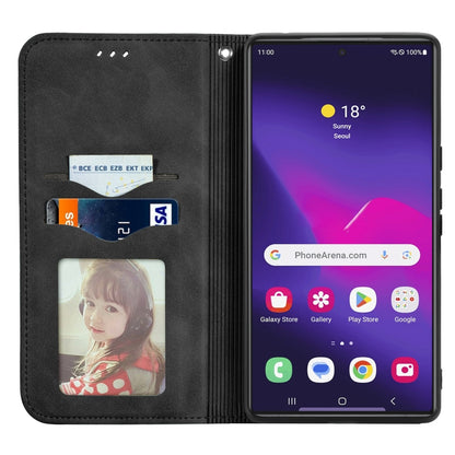 Retro Skin Feel Magnetic Leather Phone Case, For Samsung Galaxy S25 Ultra 5G, For Samsung Galaxy A16, For Samsung Galaxy A06, For Samsung Galaxy S24 FE 5G
