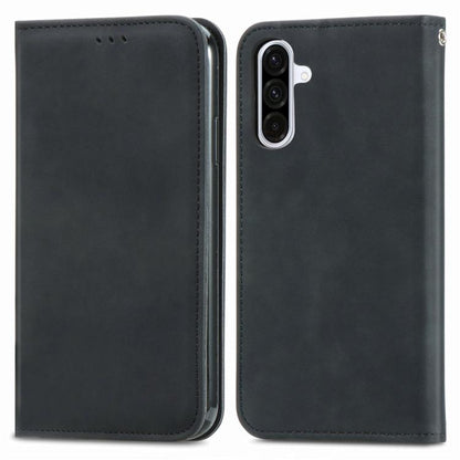 Retro Skin Feel Magnetic Leather Phone Case, For Samsung Galaxy A37 5G, For Samsung Galaxy A27 5G, For Samsung Galaxy S25 5G, For Samsung Galaxy S25+ 5G