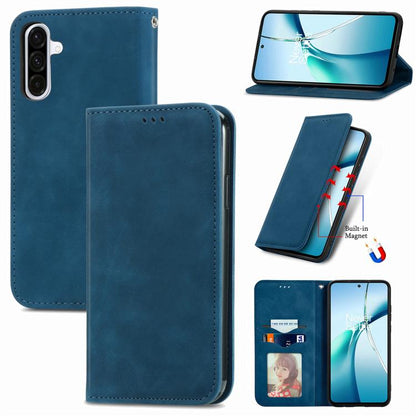 Retro Skin Feel Magnetic Leather Phone Case, For Samsung Galaxy A37 5G, For Samsung Galaxy A27 5G, For Samsung Galaxy S25 5G, For Samsung Galaxy S25+ 5G