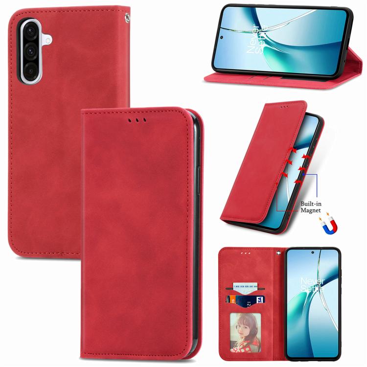 Retro Skin Feel Magnetic Leather Phone Case, For Samsung Galaxy A37 5G, For Samsung Galaxy A27 5G, For Samsung Galaxy S25 5G, For Samsung Galaxy S25+ 5G