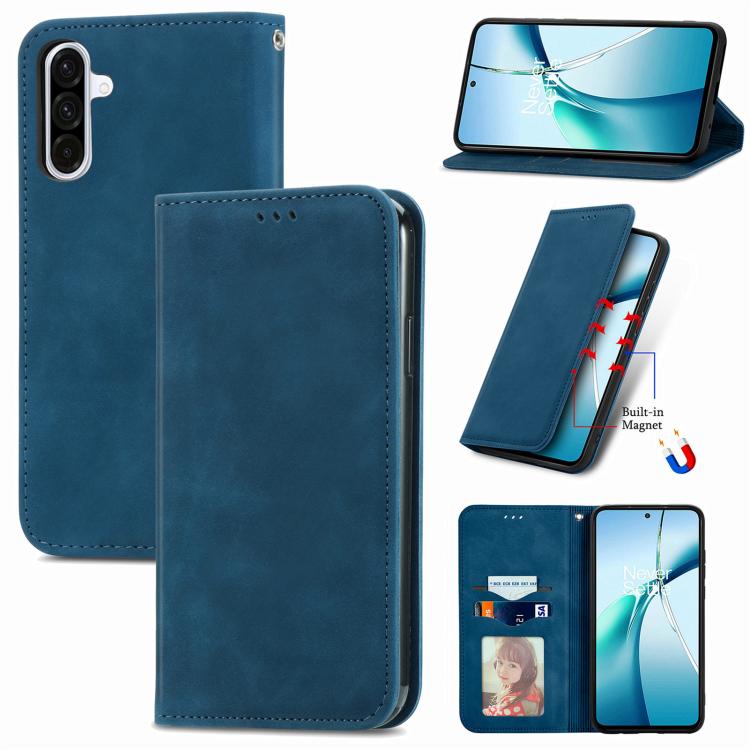 Retro Skin Feel Magnetic Leather Phone Case, For Samsung Galaxy A37 5G, For Samsung Galaxy A27 5G, For Samsung Galaxy S25 5G, For Samsung Galaxy S25+ 5G