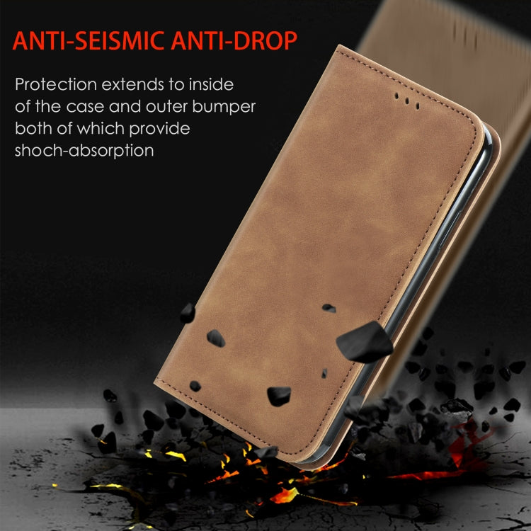 Retro Skin Feel Magnetic Leather Phone Case, For Samsung Galaxy A05s 4G, For Samsung Galaxy A25 5G, For Samsung Galaxy S23 FE 5G, For Samsung Galaxy A24 5G
