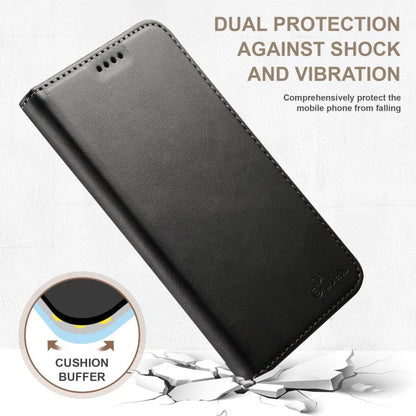 Suteni Calf Texture Horizontal Flip Leather Phone Case, For Samsung Galaxy S25 5G, For Samsung Galaxy S25+ 5G, For Samsung Galaxy S25 Ultra 5G, For Samsung Galaxy S24 Ultra 5G, For Samsung Galaxy S24+ 5G, For Samsung Galaxy S24 5G
