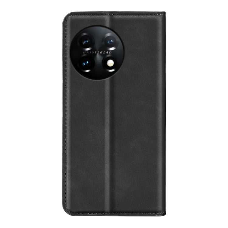 For OnePlus 11  Retro-skin Magnetic Suction Leather Phone Case, For OnePlus 11