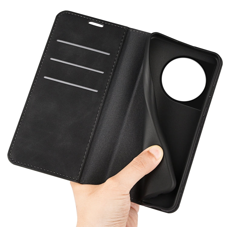 For OnePlus 11  Retro-skin Magnetic Suction Leather Phone Case, For OnePlus 11