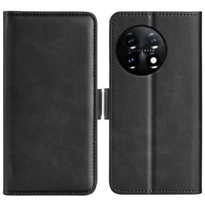 For OnePlus 11 Dual-side Magnetic Buckle Leather Phone Case, For OnePlus 11