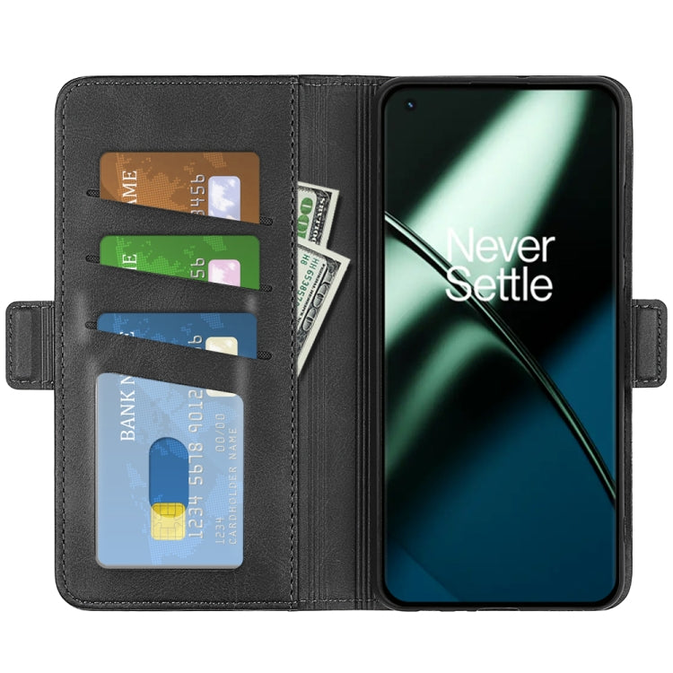 For OnePlus 11 Dual-side Magnetic Buckle Leather Phone Case, For OnePlus 11